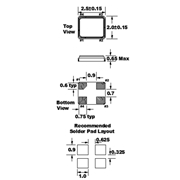 FC2BSBBMM16.0-T3|FX252B晶振|2520四腳貼片晶振|網絡應用晶振